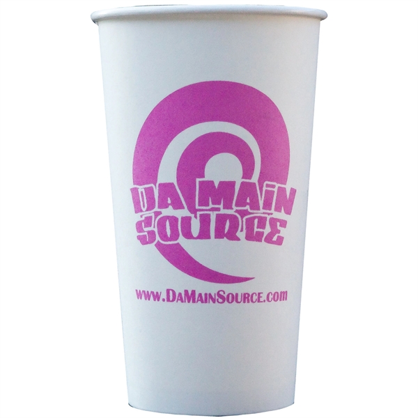 White color option for 20 Oz. Hot Or Cold Paper Cup