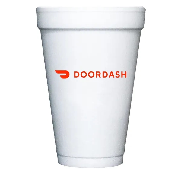 White color option for 24 Oz. Foam Cups