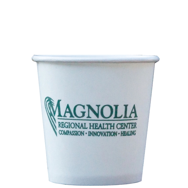 White color option for 4 Oz. Hot Or Cold Paper Cup