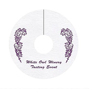 Photo of 40 Pt. 2.75" Wine Tag Coaster