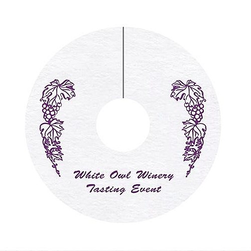 Photo of 40 Pt. 2.75" Wine Tag Coaster