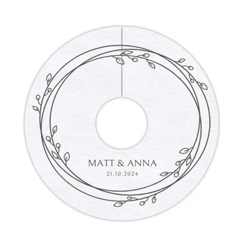 Main photo of 40 Pt. 2.75" Wine Tag Coaster