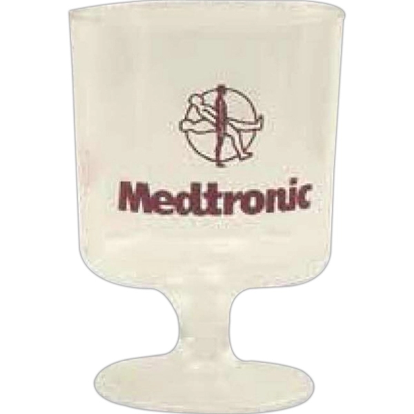 Clear color option for 5.5 Oz. One Piece Wine Glass W/ Pedestal