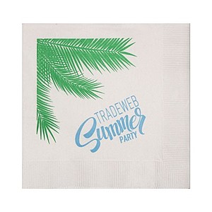 Photo of Beverage Napkins   White