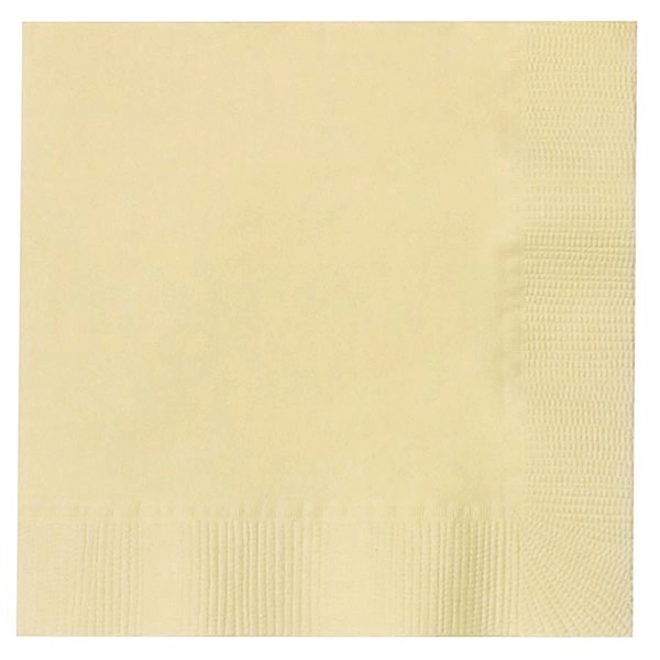 Ivory White color option for Colored Beverage Napkins