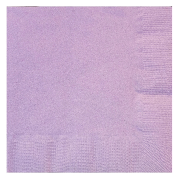 Lavender color option for Colored Beverage Napkins