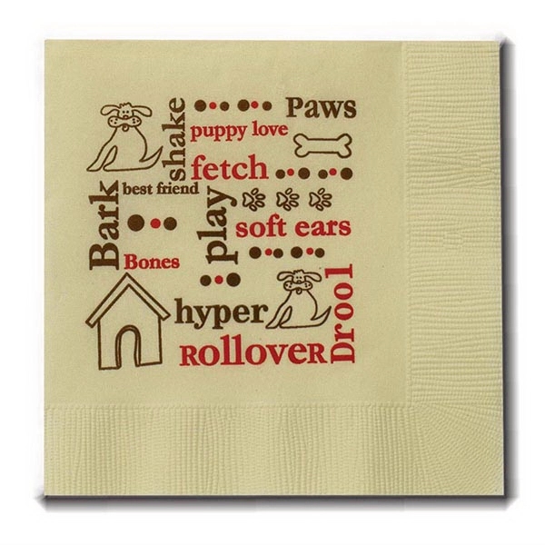 Lime Green color option for Colored Beverage Napkins