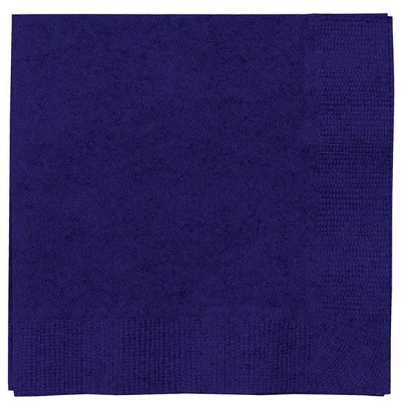 Navy Blue color option for Colored Beverage Napkins