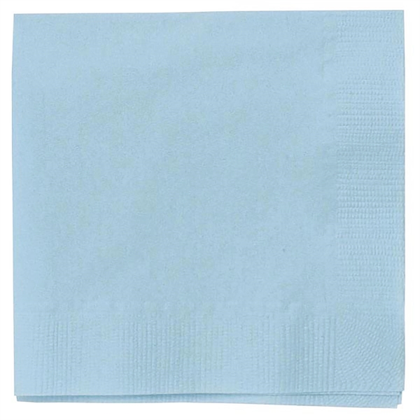 Pastel Blue color option for Colored Beverage Napkins