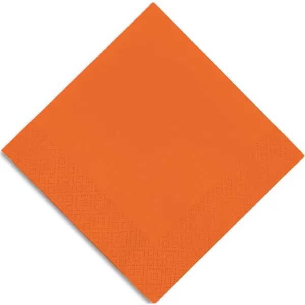Pumpkin Spice Orange color option for Colored Beverage Napkins