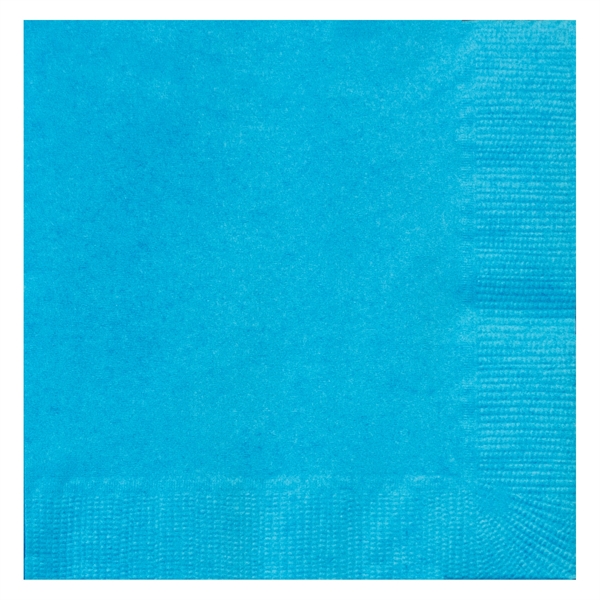 Turquoise color option for Colored Beverage Napkins
