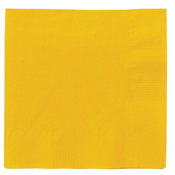 Yellow color option for Colored Beverage Napkins