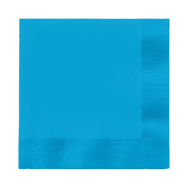 Bermuda Blue color option for Colored Dinner Napkins, 1/4 Fold