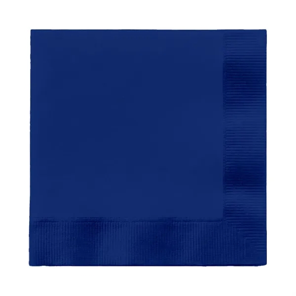 Cobalt Blue color option for Colored Dinner Napkins, 1/4 Fold