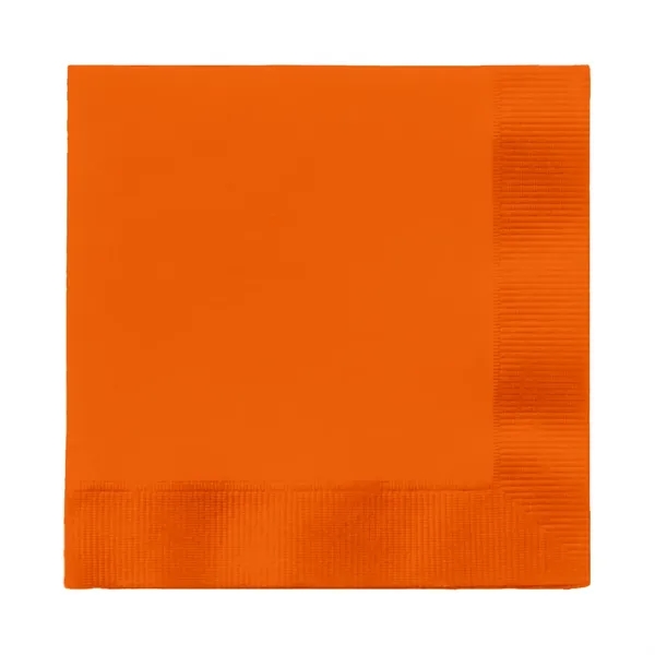 Orange color option for Colored Dinner Napkins, 1/4 Fold