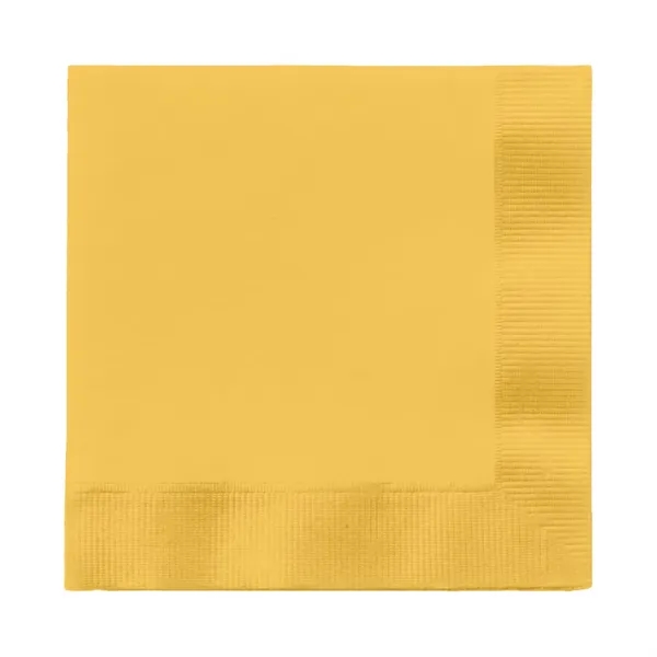 Mimosa Yellow color option for Colored Luncheon Napkins
