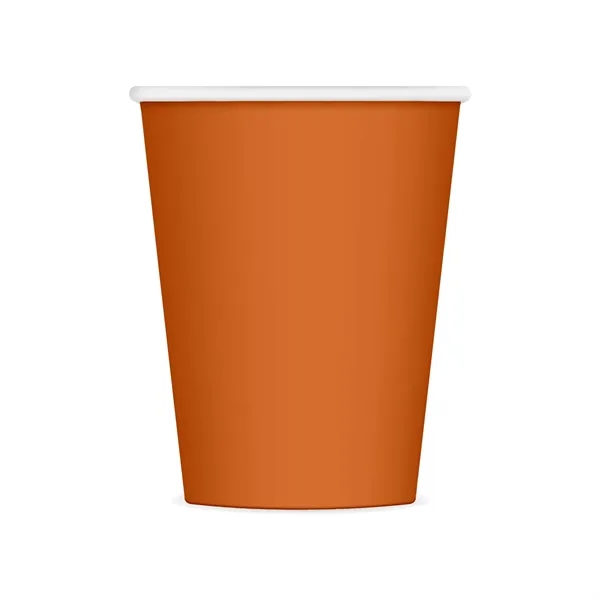 Pumpkin Spice Orange color option for Colorware 9 Oz. Paper Cup