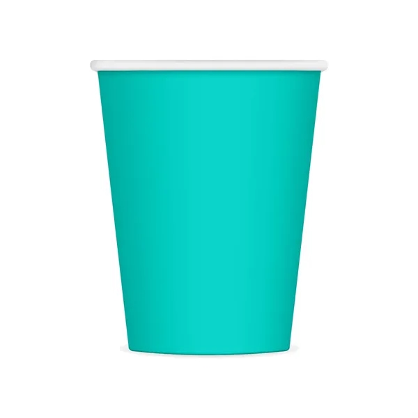 Teal Blue color option for Colorware 9 Oz. Paper Cup
