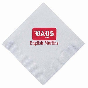 Photo of Dinner Napkins, 1/4 Fold   White