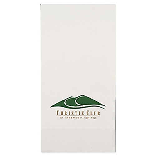 Photo of Dinner Napkins, 1/8 Fold   White