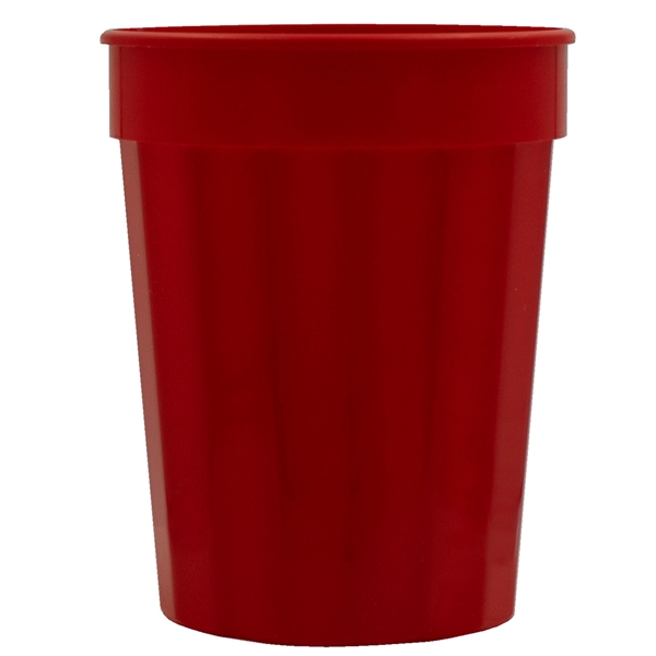 Red color option for Fluted Cup, 16 Oz.