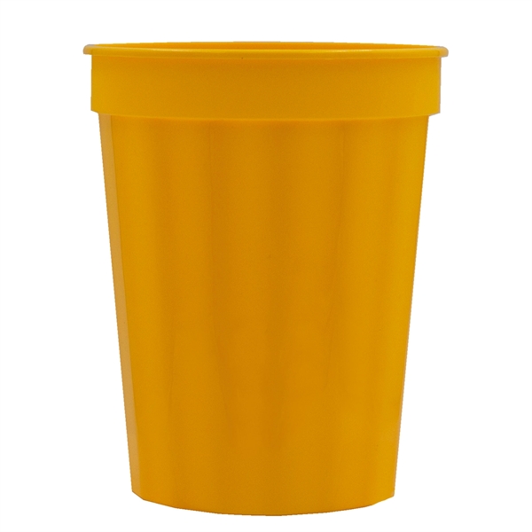 Yellow color option for Fluted Cup, 16 Oz.