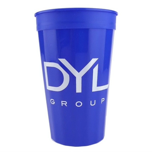 Royal Blue color option for Fluted Cup, 22 Oz.