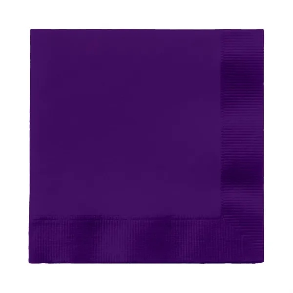 Purple color option for Foil Stamped Colored Beverage Napkins