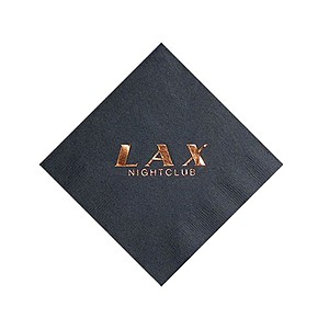Photo of Foil Stamped Colored Beverage Napkins