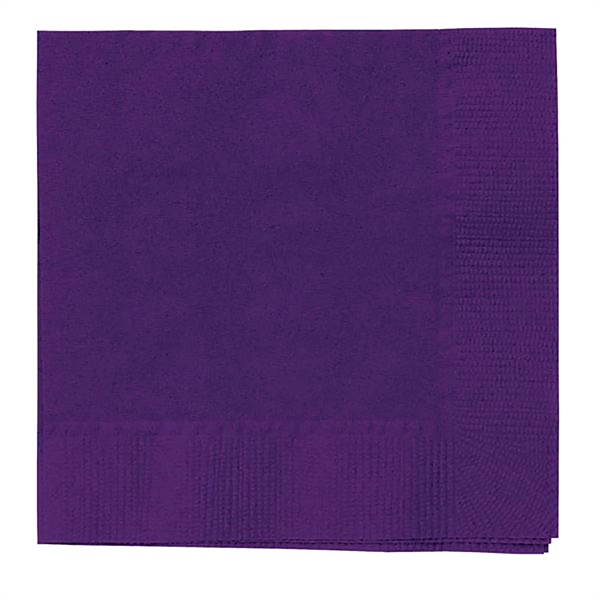 Cobalt Blue color option for Foil Stamped Colored Dinner Napkins, 1/4 Fold