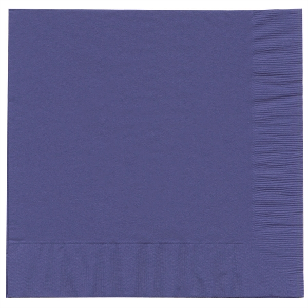 Navy Blue color option for Foil Stamped Colored Dinner Napkins, 1/4 Fold