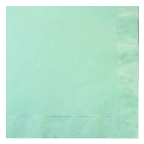 White color option for Foil Stamped Colored Dinner Napkins, 1/4 Fold