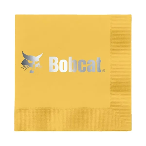 Main photo of Foil Stamped Colored Dinner Napkins, 1/4 Fold