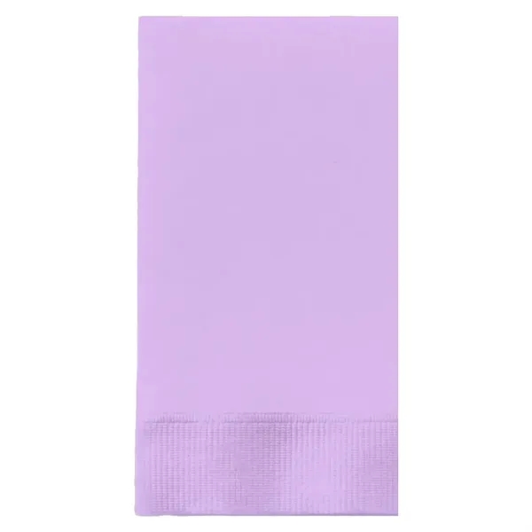 Lavender Purple color option for Foil Stamped Colored Dinner Napkins, 1/8 Fold