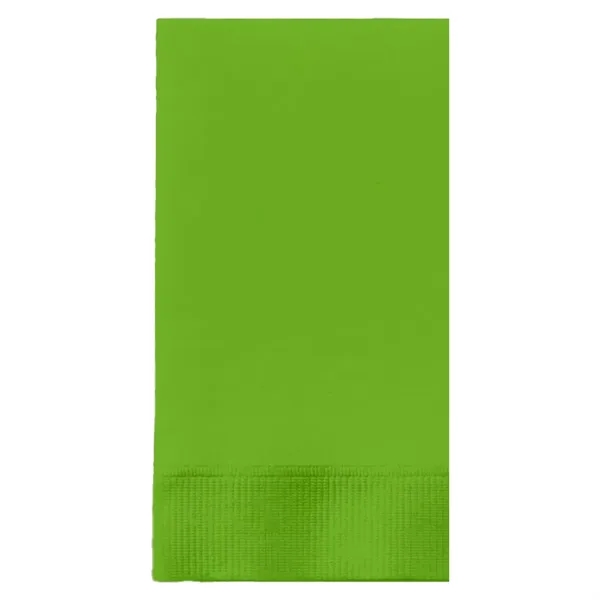 Lime Green color option for Foil Stamped Colored Dinner Napkins, 1/8 Fold