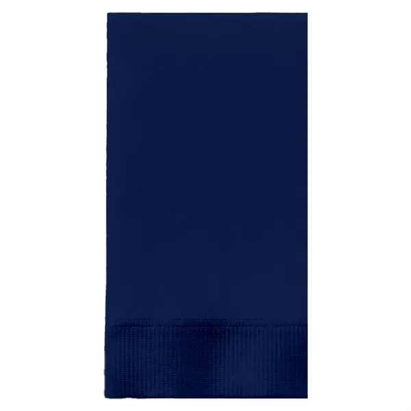 Navy Blue color option for Foil Stamped Colored Dinner Napkins, 1/8 Fold