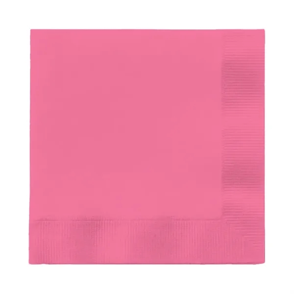Candy Pink color option for Foil Stamped Colored Luncheon Napkins
