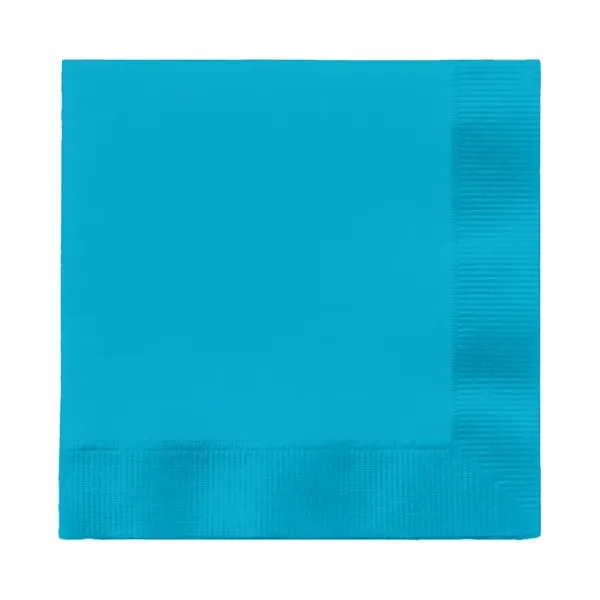 Turquoise Blue color option for Foil Stamped Colored Luncheon Napkins
