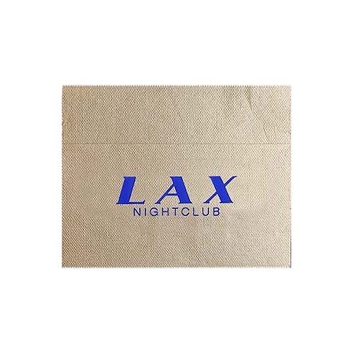 Photo of Foil Stamped Unbleached Single Ply, 3/4 Fold Napkin