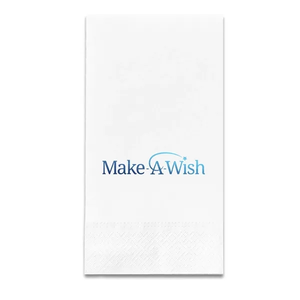Photo of Foil Stamped White Hand Towel