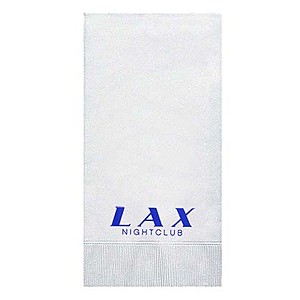 Photo of Foil Stamped White Hand Towel