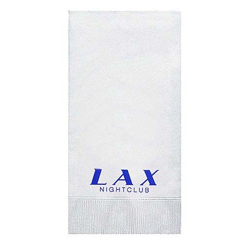Photo of Foil Stamped White Hand Towel