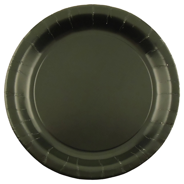 Black Velvet color option for Paper Plates 9"