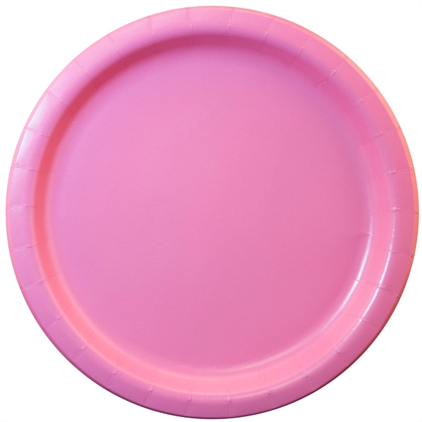 Candy Pink color option for Paper Plates 9"
