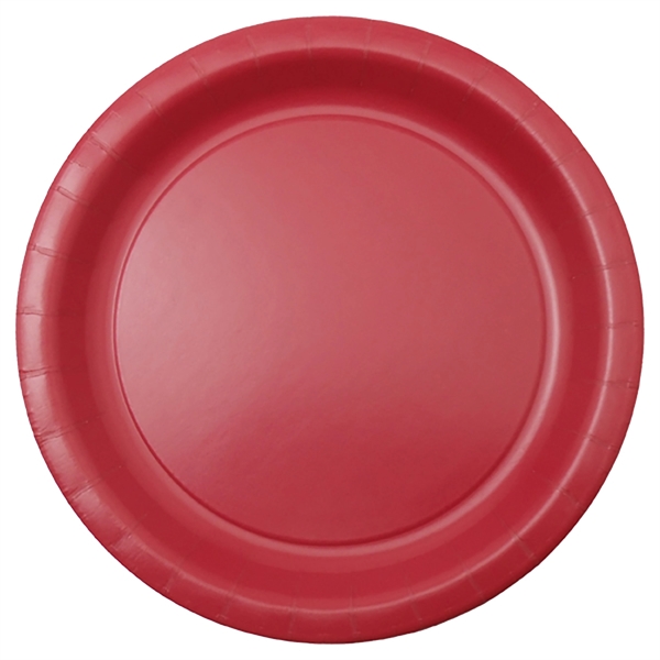 Classic Red color option for Paper Plates 9"