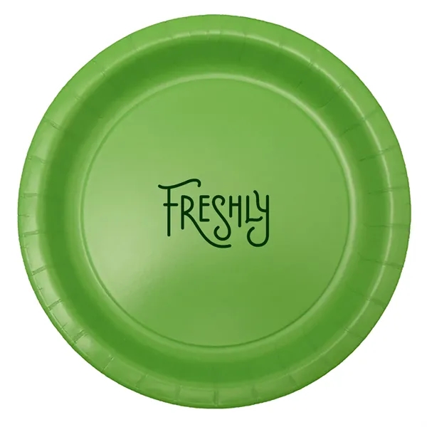 Fresh Lime Green color option for Paper Plates 9"
