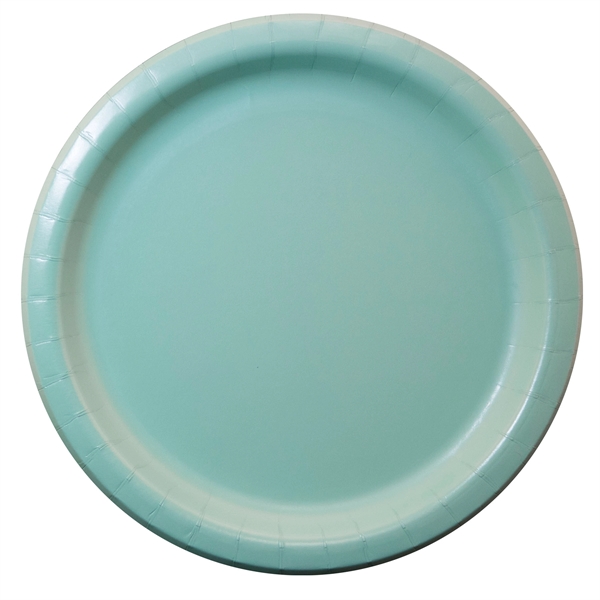 Fresh Mint Green color option for Paper Plates 9"
