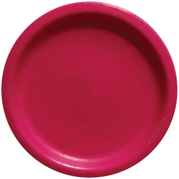 Hot Magenta Pink color option for Paper Plates 9"