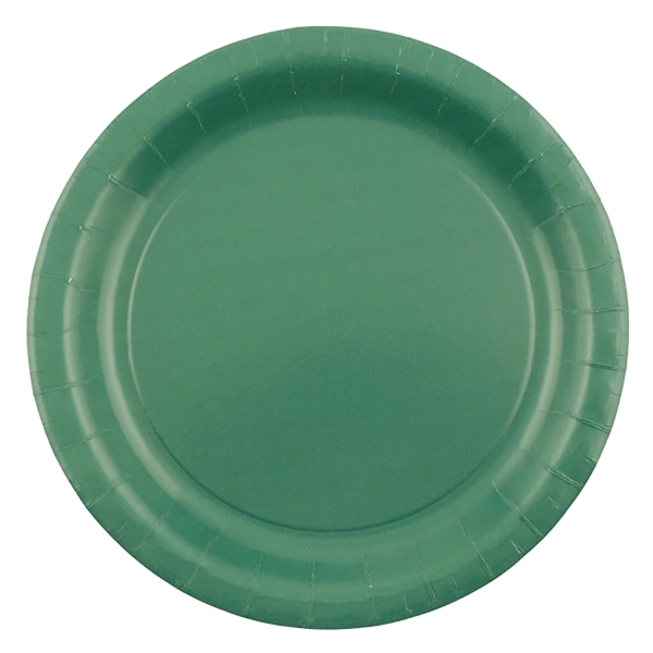 Hunter Green color option for Paper Plates 9"