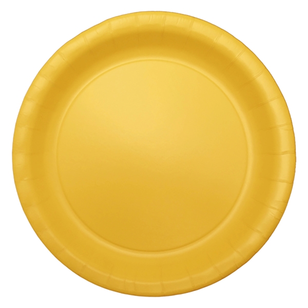 Mimosa Yellow color option for Paper Plates 9"